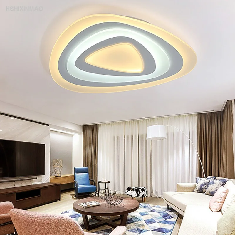 Harga Ultra-tipis Ruang Tamu Langit-langit Akrilik Lampu Hangat Kamar Tidur Utama Cahaya Buku Cahaya Art Berbentuk Hati Lampu Langit-langit AC110-240V