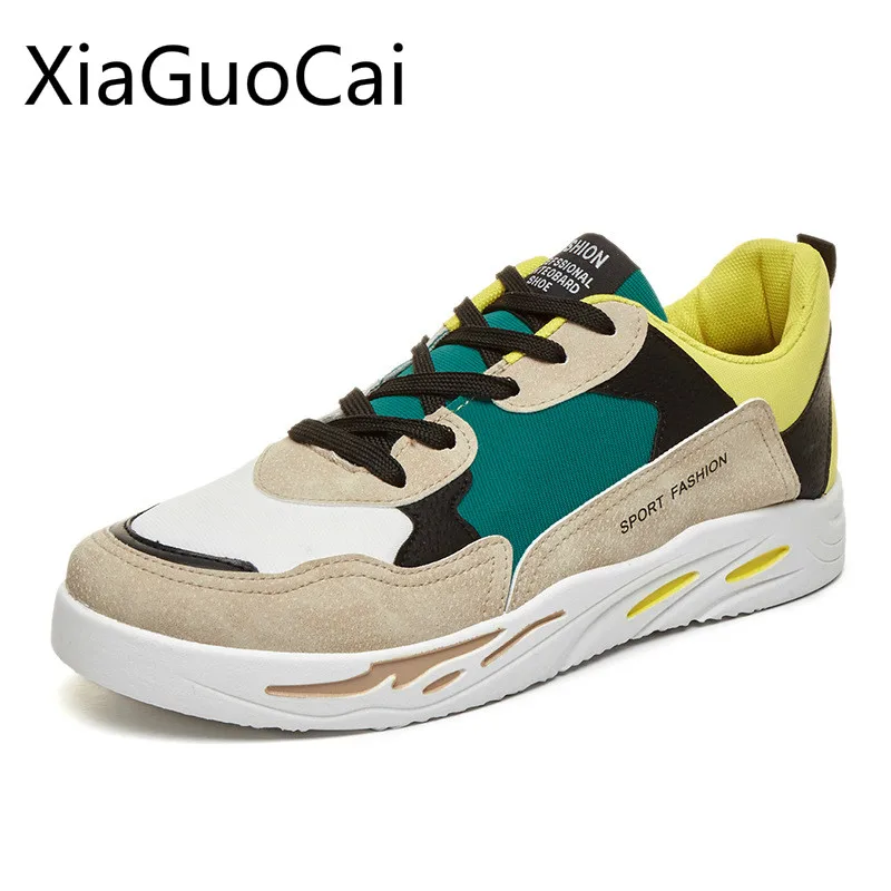 

Hot Sale Fashion Mixed Colors Men Casual Shoes Leather Breathable Low Top Sneakers for Mens Spring and Autumn Flats X6 35