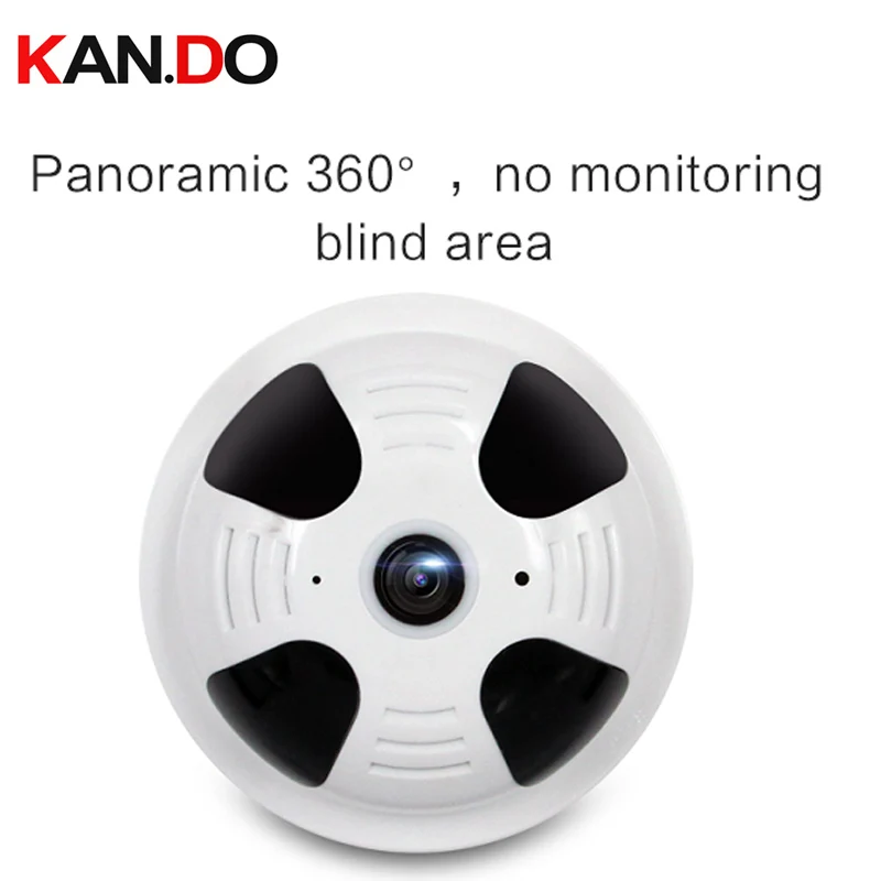 2.0MP Wi Fi IP Камера 360 градусов купол P2P камера монитор для домашнего видеонаблюдения