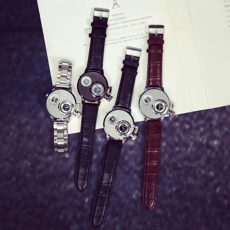 Спортивные прилив бренд мужской г-жа пару часы поясного времени когда двое