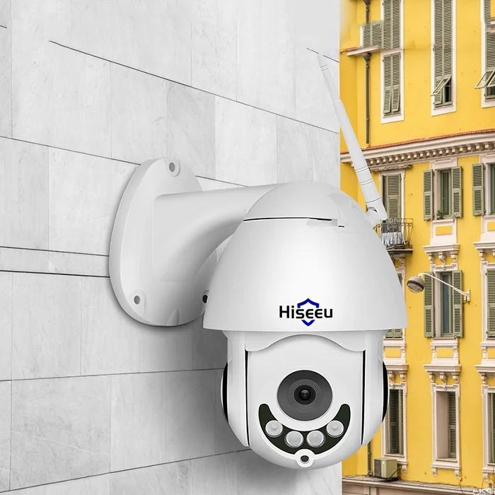 Hiseeu Wirless PTZ IP камера, скоростная купольная, Wifi, для улицы, 1080 P, двухстороннее аудио, CCTV, безопасность, видео сеть, камера наблюдения P2P