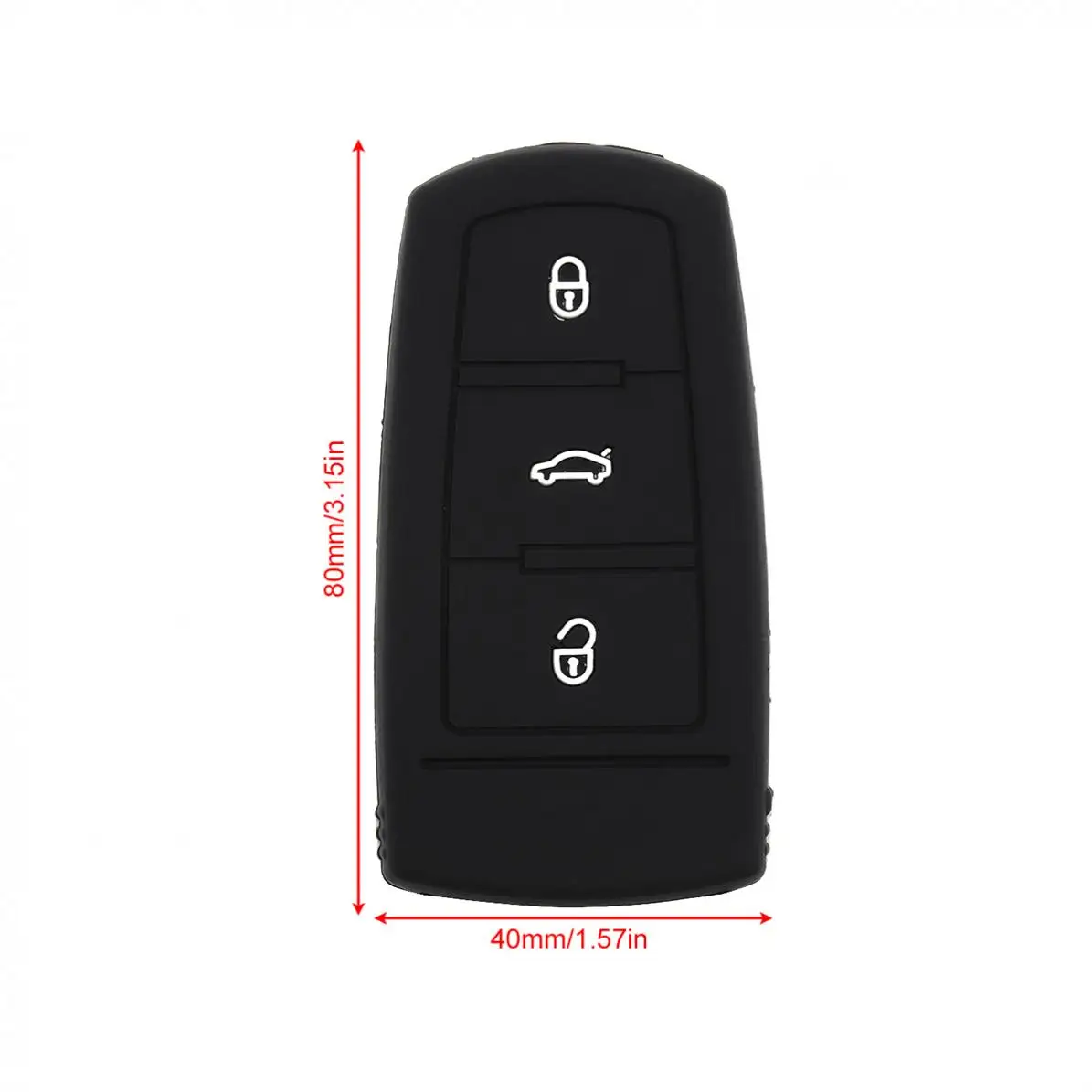 Прочный силиконовый чехол для ключей с 3 кнопками VW Passat B6 3C B7 Magotan CC 2006-2011 |