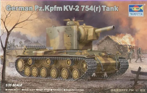 Труба 00367 1:35 немецких солдат захватила KV-2 Танк 754(R). Модель сборки
