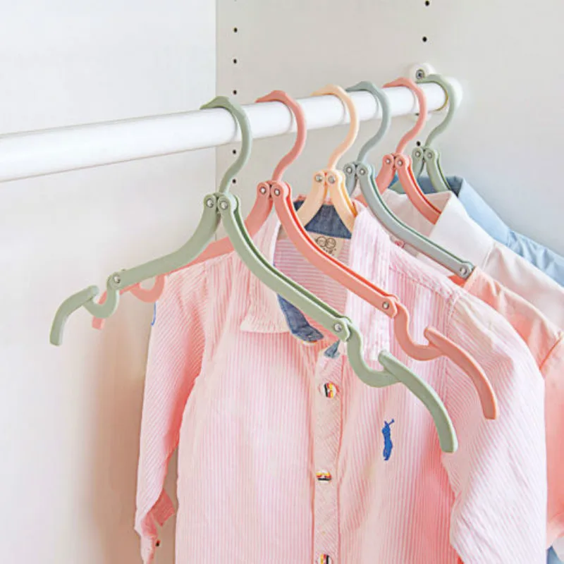 Нескользящая портативная складная пластиковая дорожная вешалка для одежды