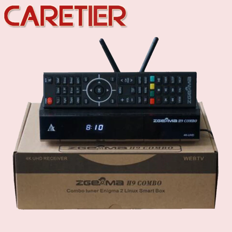 ZGEMMA H9 COMBO DVB-S2X+ DVB-T2C 4K UHD E2 DVB-S2X Linux Wifi Встроенный комбинированный спутниковый приемник 2 шт./лот
