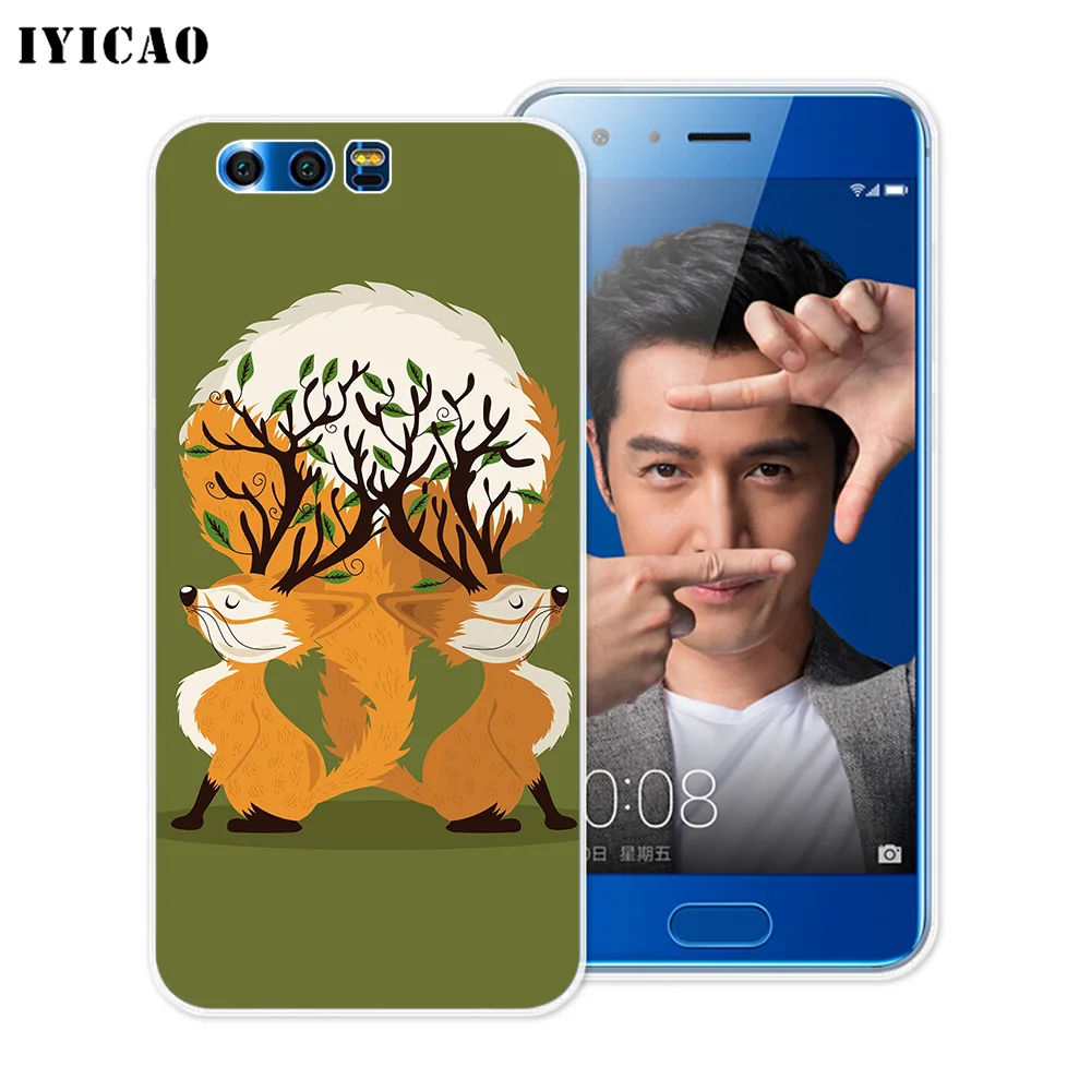 Мягкий силиконовый чехол IYICAO для Huawei Y9 Y7 Y6 Prime 2018 Honor 8C 8X 8 9 10 Lite 7X 7C 6A 7A