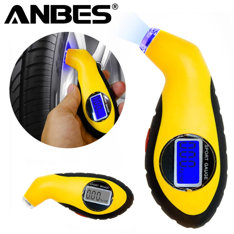 Anbes диагностический цифровой прибор автомобильных шин Air давление манометр метр