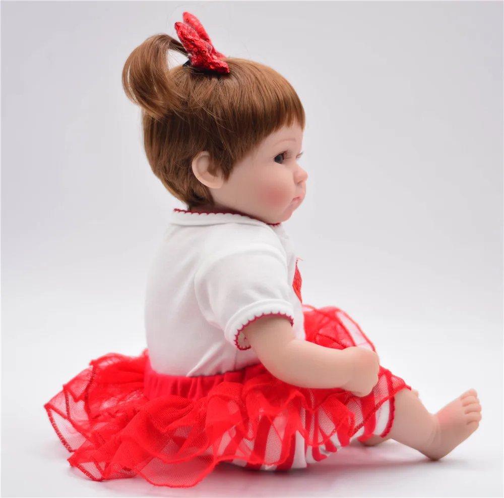 16 &quot40 см живой Bebe сопровождение кукла Красивая menina reborn силиконовые куклы дети