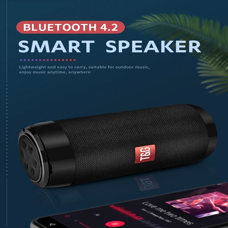 Портативный Bluetooth мини-динамик с радио водонепроницаемый сабвуфер беспроводной
