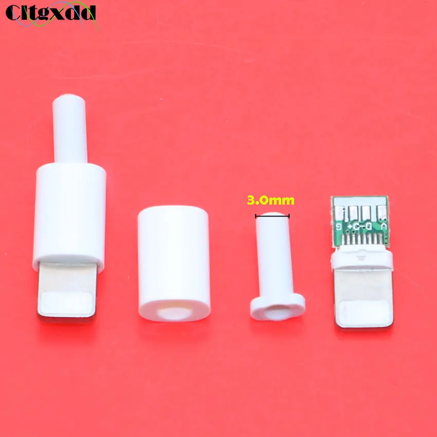 USB разъем cltgxdd для iphone штекер с чипом сварки 2 6/3 0 мм кабель передачи данных