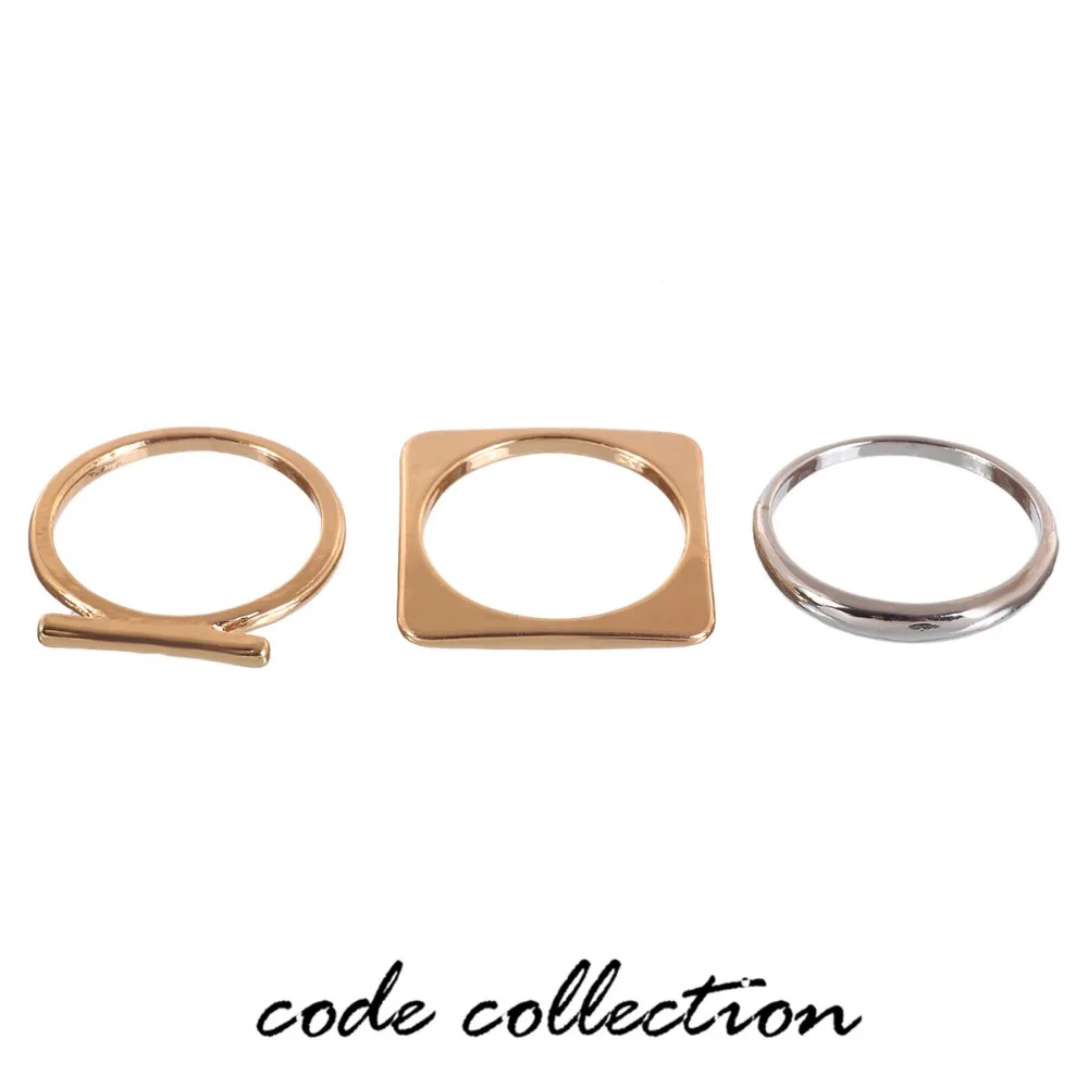 Новинка 3 шт./компл. комплект с металлическим кольцом вечерние трендовые в стиле