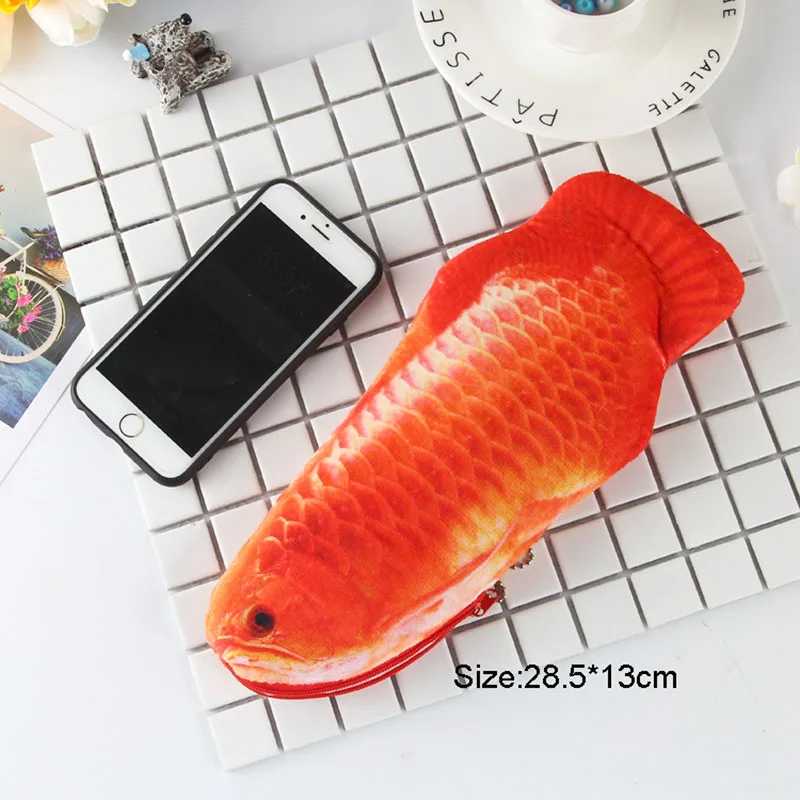 JasopiEt 3D Имитация Золотая рыбка плюшевая сумка с игрушкой плюшевый чехол хлопок