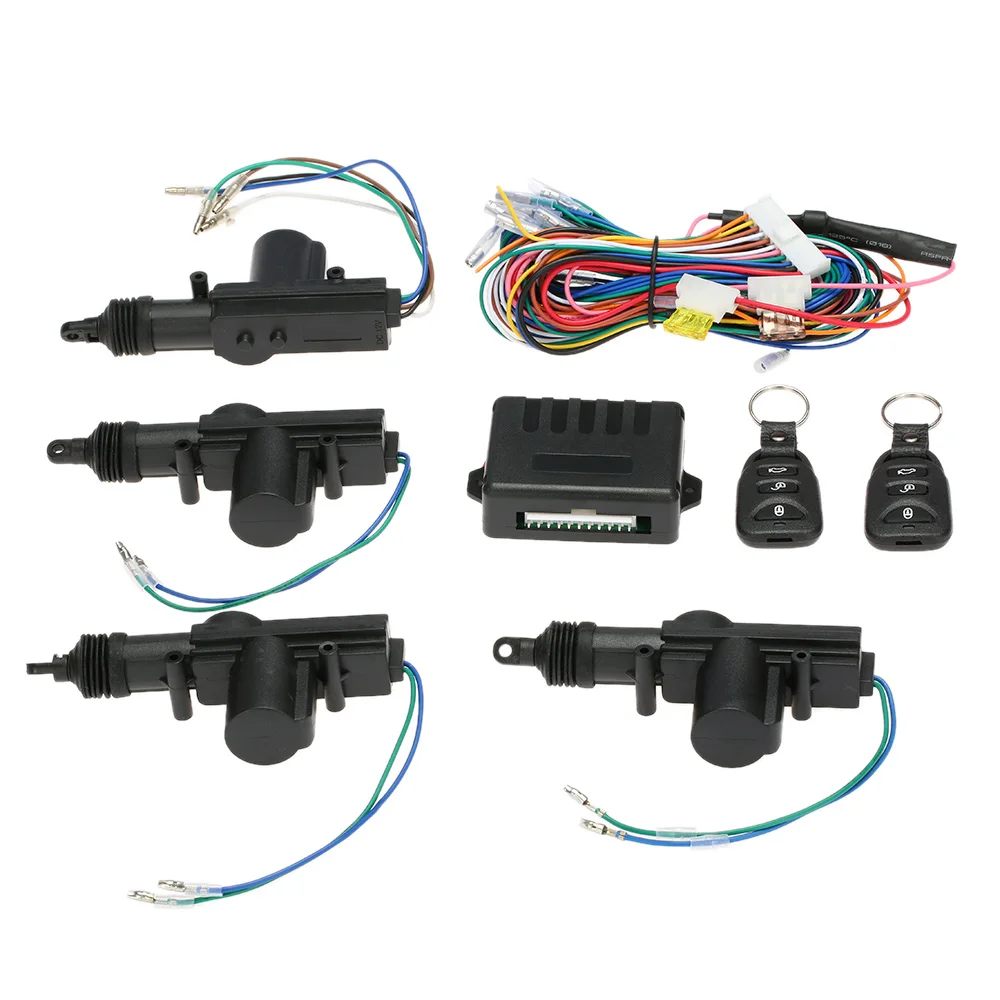 Универсальный автомобильный БЕСКЛЮЧЕВОЙ замок для входа система сигнализации с