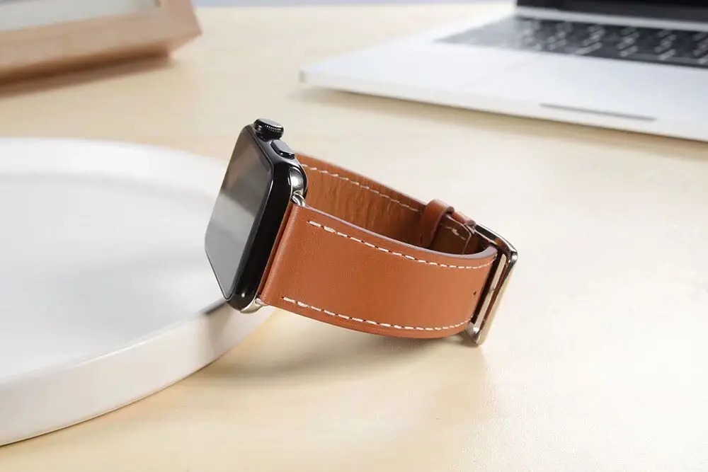 Высококачественный кожаный ремешок для Apple Watch 42 мм спортивный ремешок для IWatch 42 мм 38 мм Серия 1 и 2 и 3 ремешок для часов