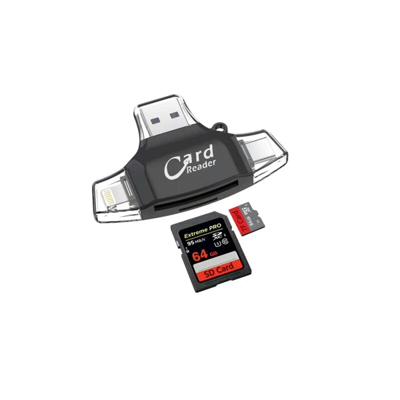 

Type C Micro SD Card Reader 3 in 1 OTG USB C RS MMC Flash Memory For iPhone iPad Samsung MacBook Adapter Micro SD Reader