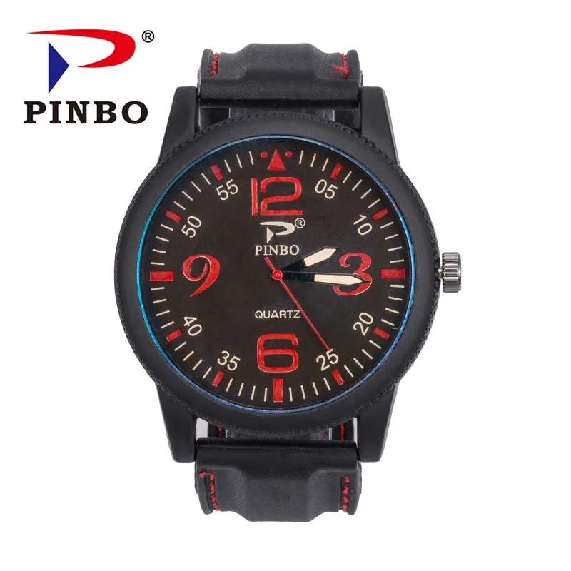 2017 Новинка PINBO повседневные кварцевые часы мужские военные спортивные наручные
