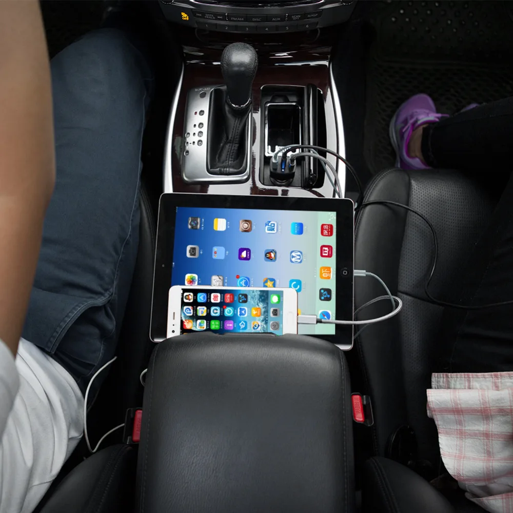 3 в 1 NILLKIN 3 порта двойной Переходник USB для зарядки в машине micro type-C автомобильное зарядное устройство для xiaomi для samsung pixel для iPad oneplus 3t 5