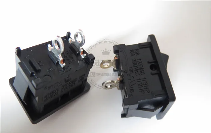 Оригинальный новый 100%-ный рокерный переключатель с 2 контактами и рычагами