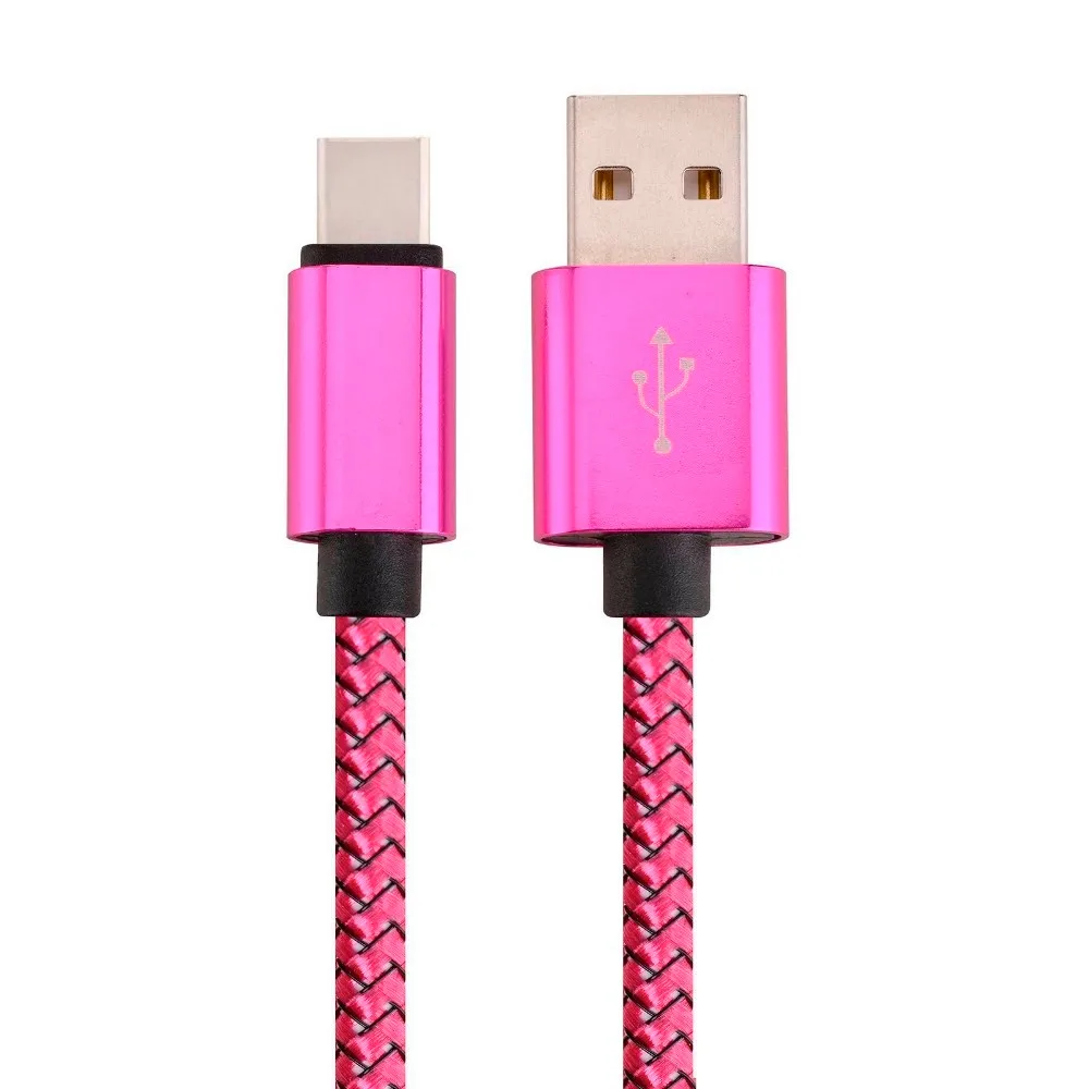 Del 1 м USB-C USB 3 Type C зарядный кабель для зарядки данных ZTE Zmax Pro Z981/Google Pixel XL td908 Прямая