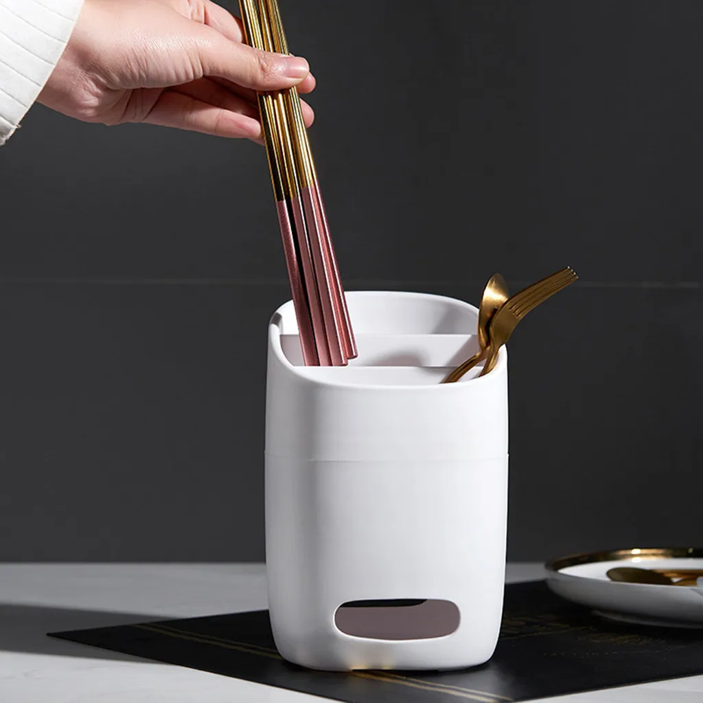 Kitchen Spoon Chopsticks Fork Draining Rack Storage Tool Holder Organizer High Quality Safe | Дом и сад