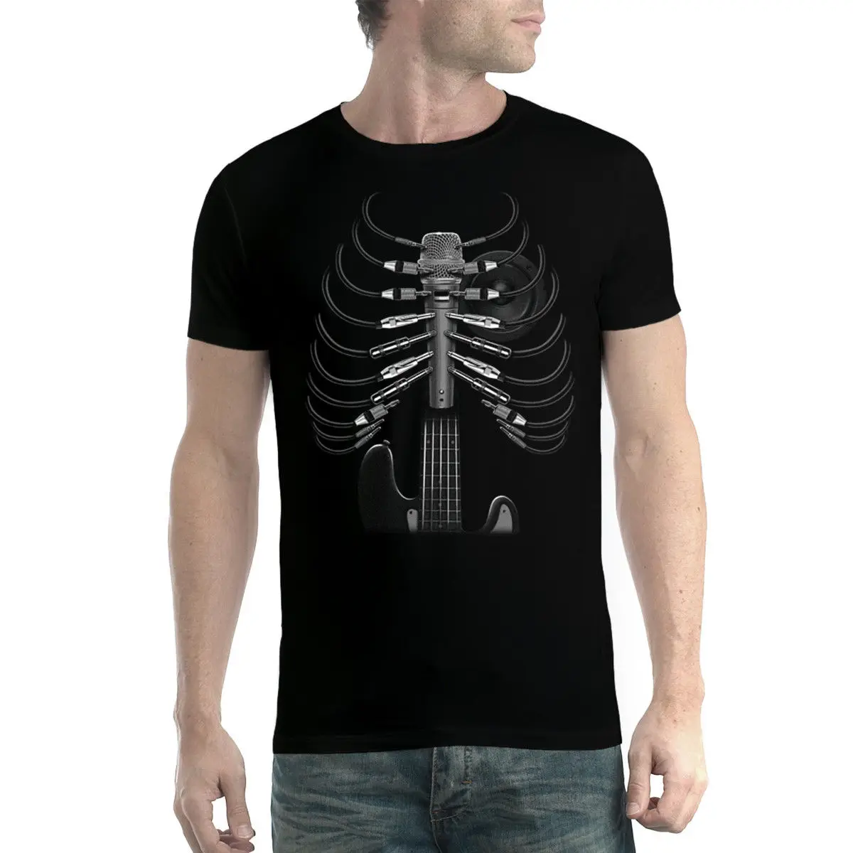 Amped Up Guitar Мужская футболка XS 5XL2019 Красивые футболки Топ Летняя мода T Распродажа