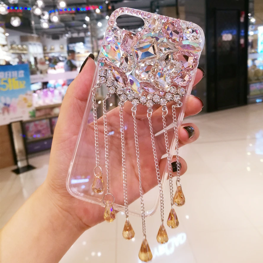 Мягкий чехол для телефона Samsung galaxy s10lite s10 s6 s7 s8 s9 edge plus note 8 9 роскошный блестящий