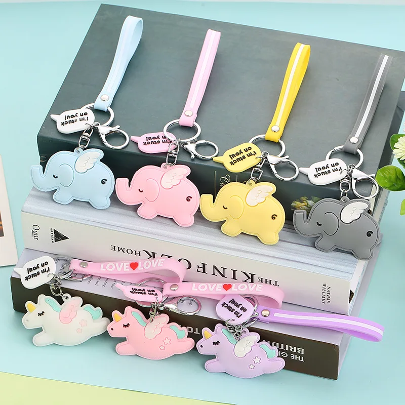 2019 мультфильм детские брелок для ключей со слоном подвесной чехол-накладка из
