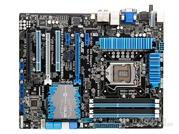 Оригинальная материнская плата ASUS 1155 PRO/Thunderbolt DDR3 LGA USB2.0 USB3.0 32 Гб Z77 настольная