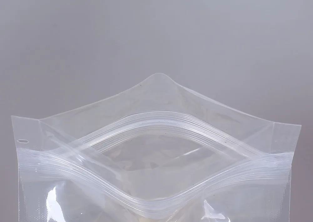 Оптовая продажа высокое качество 100 полностью прозрачные глянцевые мешки из