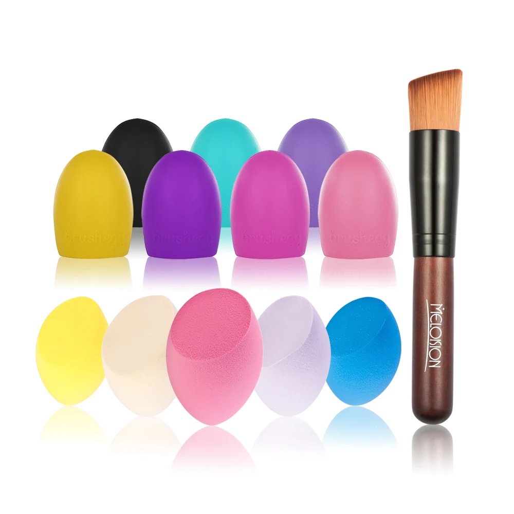3 шт./компл. Фонд Кисти Для Макияжа И Косметическая Губка пуховкой + Brushegg Макияж