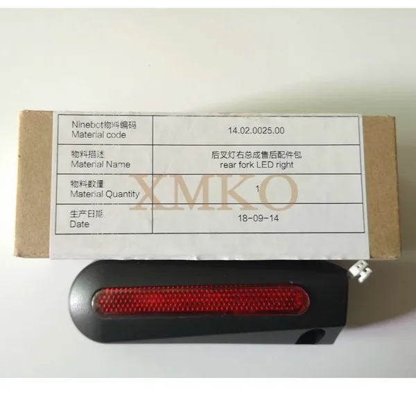 Rear Fork LED Right Ninebot SegwayES1 ES2 Запчасти для электрического скутера материнская плата контроллер колеса ножной коврик крыло головной светильник руль дроссельной заслонки - Цвет: Rear Fork LED Right