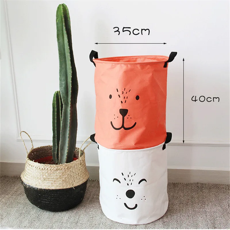 ROSEHOME корзина с рисунком животного для лица игрушек белья Организация домашнего