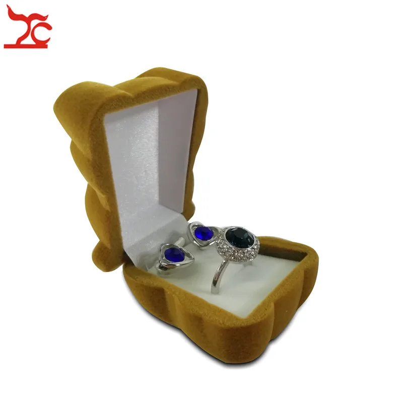 Оптовая продажа 100 шт./лот бархатное ожерелье с милым медведем звездой лебедем