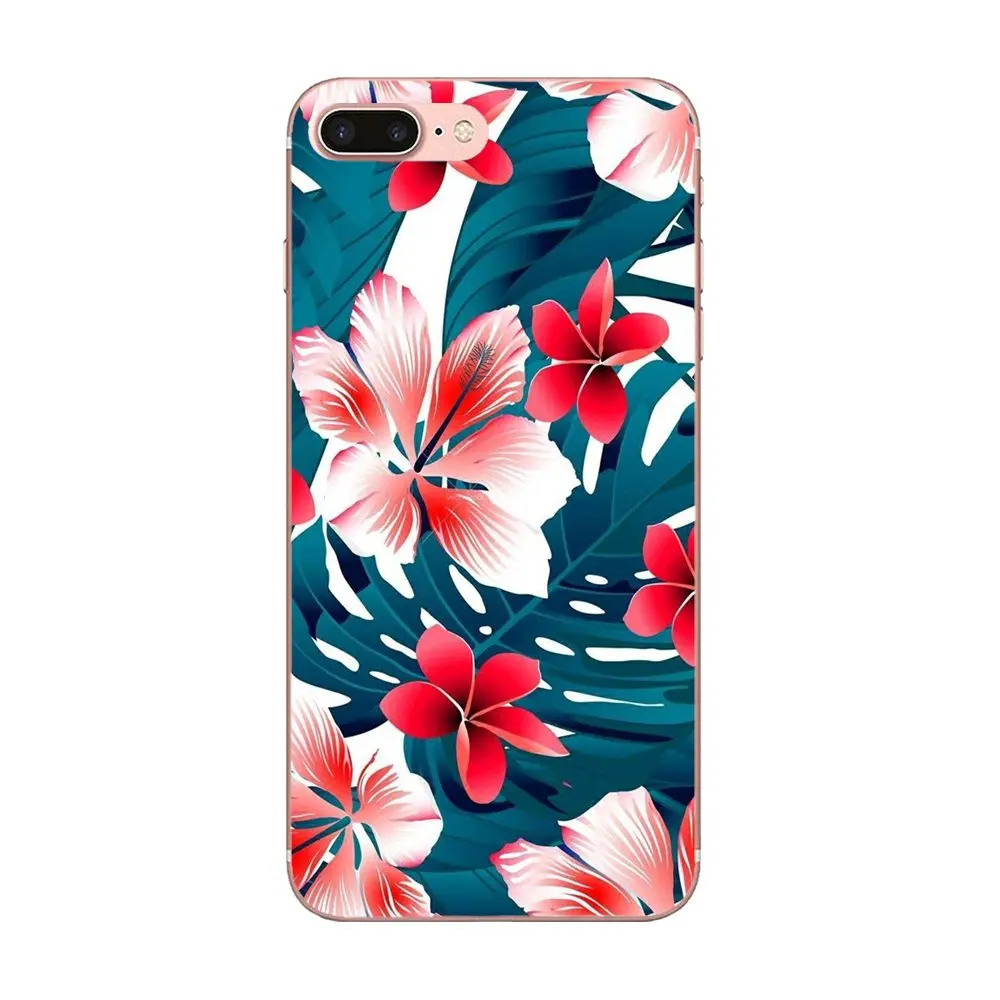 Красивый чехол для телефона с цветами и листьями камелии Apple iPhone 4 4S 5 5C 5S SE 6 6S 7 8 Plus X