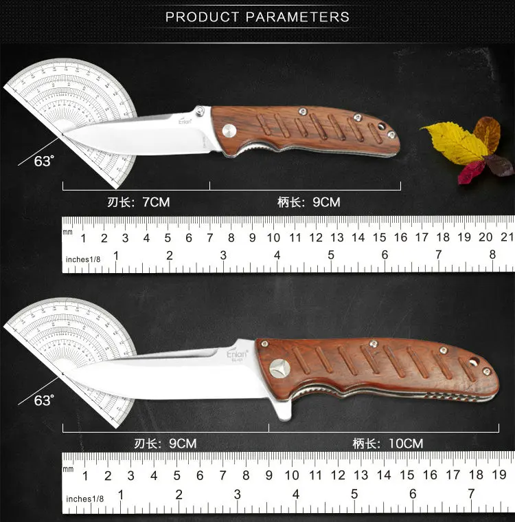 ENLAN Kitchen Fruit Knife Tactical Hunting Camping Knives Multi High Hardness Military Knife Pocket Outdoor Tool Dropshipping