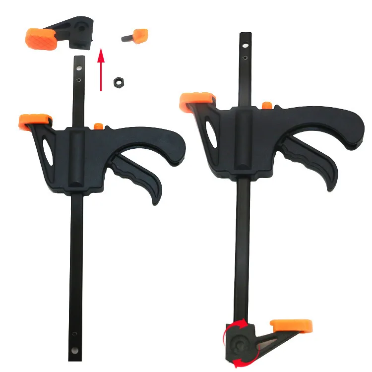 NewQuick Деревообработка клип DIY Плотницкие Quick Release бар зажим практические 4 дюймов