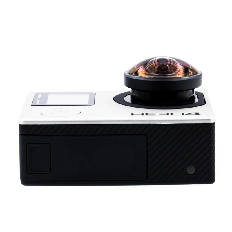 GoPro Hero 4 Black with Custom 220 Degree Wide Angle 1.21mm Fisheye Lens 16MP 360 VR Replaceable High Grade | Электроника