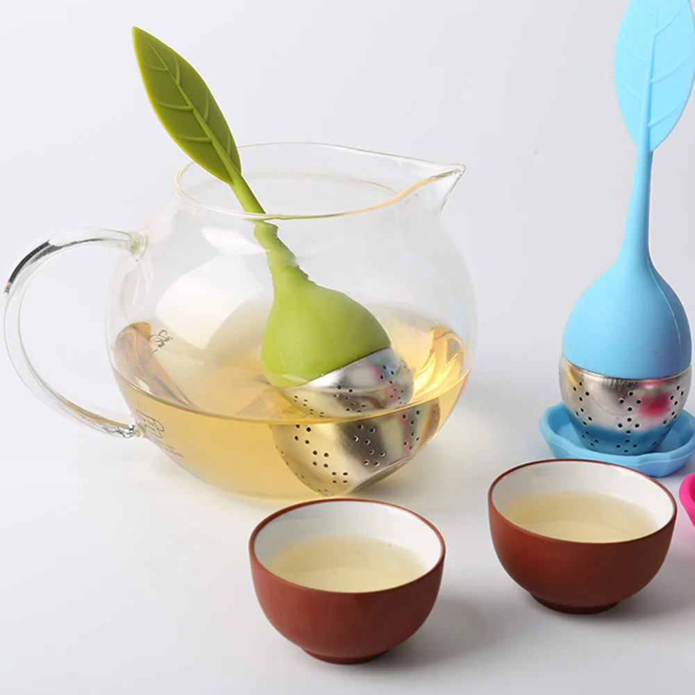 6 цветов Силиконовые Чай Infuser Фильтр для чая повторного использования фильтр