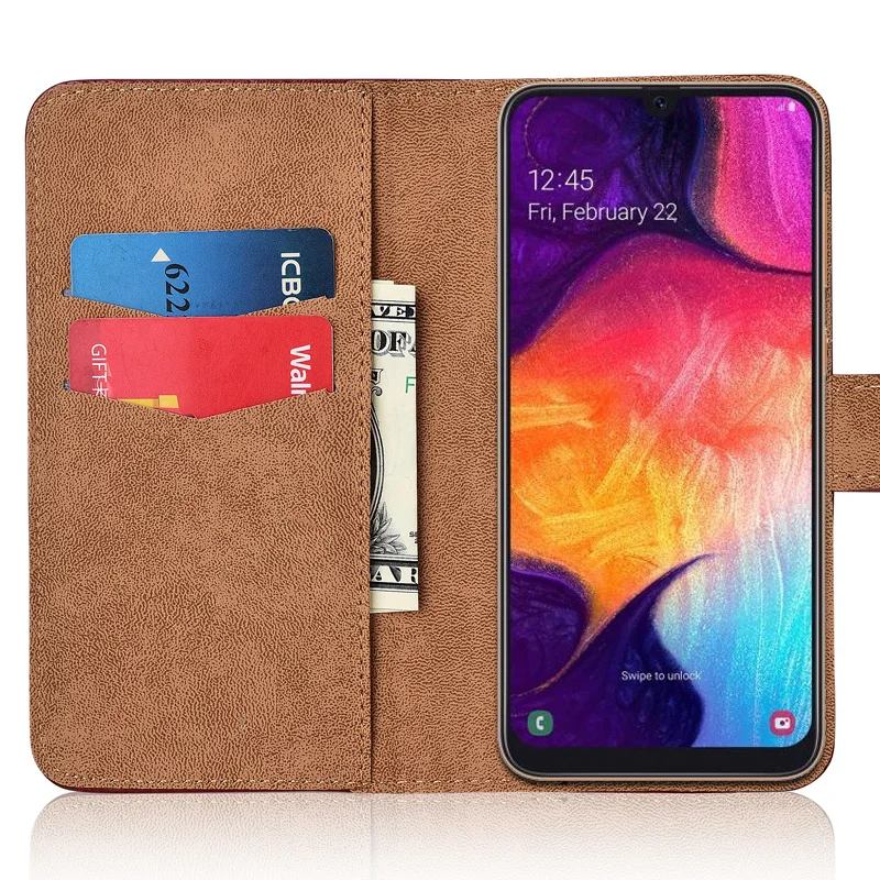 ТПУ кошелек чехол для samsung Galaxy A5 A6 A7 A8 плюс A9 Coque для samsung Galaxy A10 A20 A20e A30 A40 A40s крышка плотный чехол