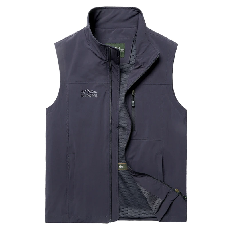 MarKyi plus size M to 4xl fashion sleeveless mens Multiple pockets waistcoats 3 colors for Sping 2019 | Мужская одежда