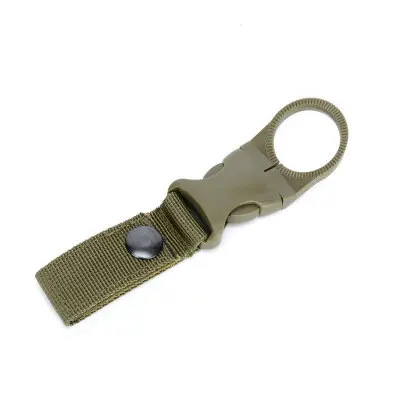 Army green EDC тактическая Шестерня военный полиамидный корт для наружных инструментов Пряжка крюк держатель бутылки воды Зажим для ремня бушкрафт Кемпинг карабины - Цвет: Army green