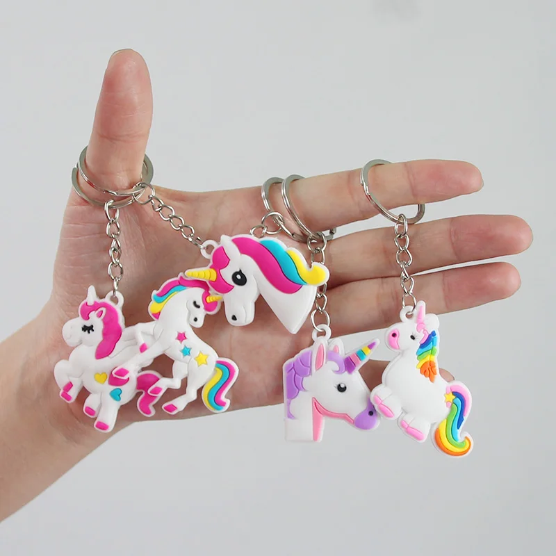 Unicorn Party Bracelet Key Chain Birthday Decorations Kids Gift Unicornio Buckle Wristband Baby Shower Supplies | Дом и сад