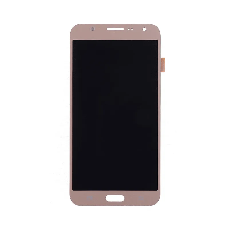 50 шт. ЖК-дисплей для SAMSUNG Galaxy J7 J700 J700F J700M J700H ЖК-дисплей с сенсорным экраном дигитайзер сборка черно-белое золото