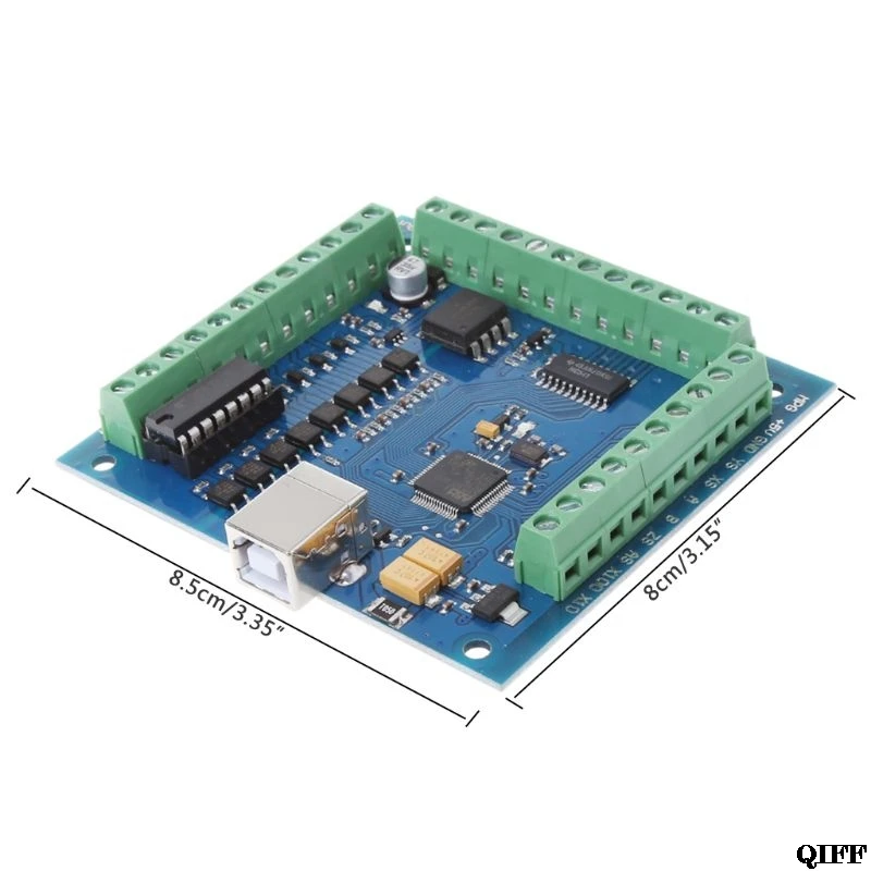 12-24 В CNC MACH3 USB 4 оси 100 кГц шаговый контроллер движения карты Breakout Board Mar28 |