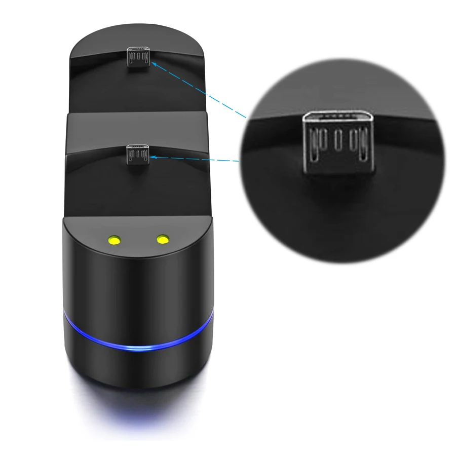 KYVG DC 5 В светодиодный индикатор двойной USB контроллер док станция для быстрой