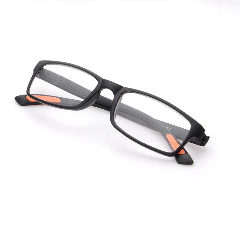 Black SEEMFLY TR90 очки для чтения женские сверхлегкие очки для дальнозоркости Мужские квадратные очки унисекс очки для дальнозоркости - Цвет оправы: Black