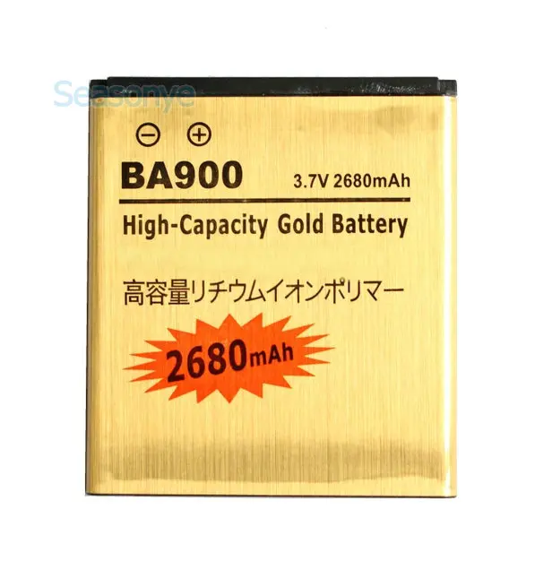 Seasonye 2680mAh BA900 золотистый сменный аккумулятор + универсальное зарядное устройство