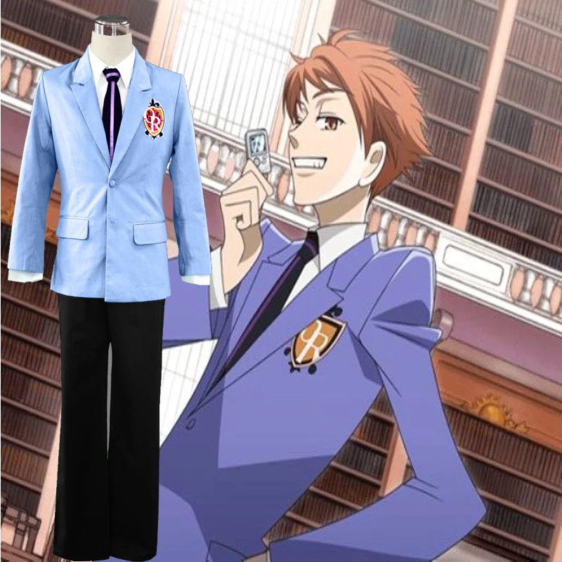 Ouran Koukou Host Club Тамаки СУУ костюмы для косплея унисекс вечерние Хэллоуина школьная