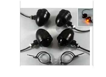 Black Front + Rear Turn Signal Light For Honda Shadow Spirit Sabre Aero ACE Steed VLX 400 600 1100 DLX VTX1300 1800 Magna VF 250 |
