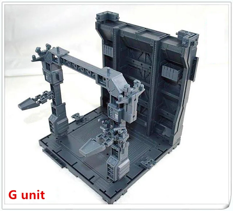 G unit CG Универсальный ангар гараж фронтальная база сцены для Bandai Gundam комбинация DC010 - Цвет: G unit
